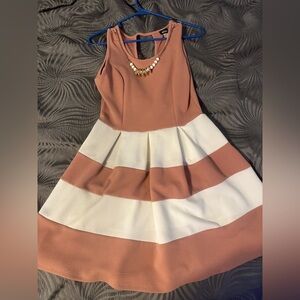 Fashion Magazine Blush Knit with Chain Accent